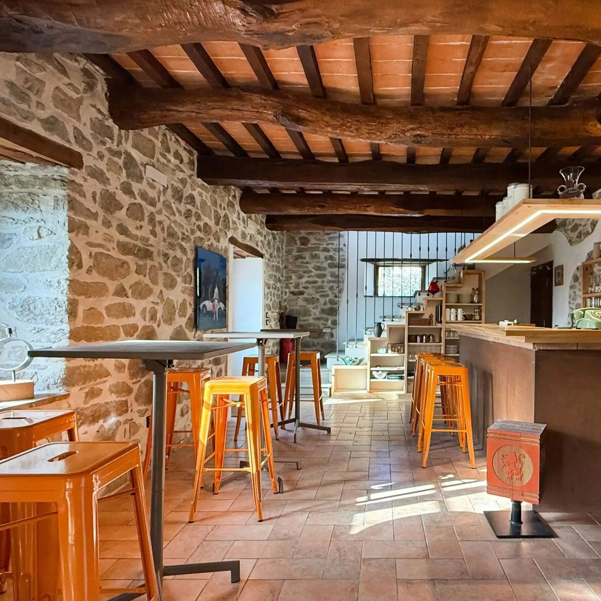 Club Vigno bar and social space, Il Vigno Tuscany